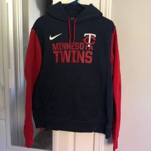 Minnesota Twins Nike Blue and Red Hoodie